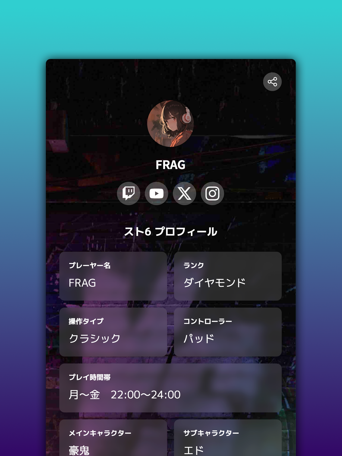 自己紹介カードとして